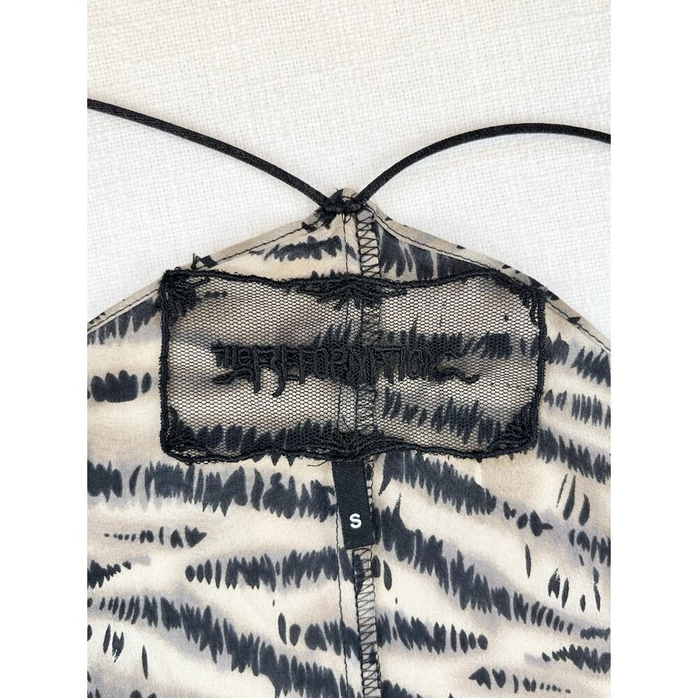 Reformation Silk Cami Women’s Sz Sm‎ Sleeveless Animal Print V-neck Flowy - Picture 3 of 7